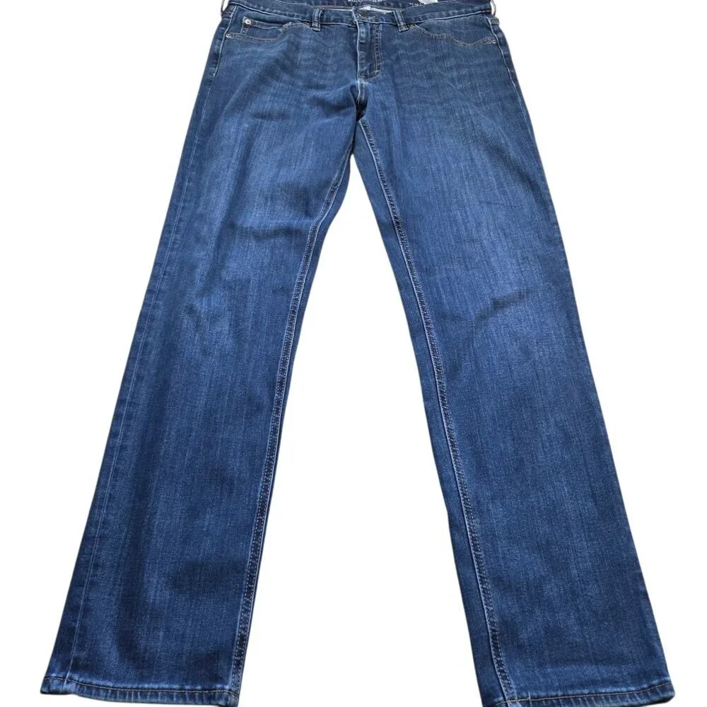 Banana Republic Jeans Mens 33x32 Blue Slim Fit Denim Stretch Mark*